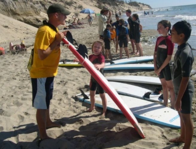  Primera clase de surf en Gironda 